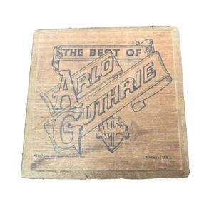 ARLO GUTHRIE THE BEST OF 1977 US WARNER BROS Wooden CD Hindged Box